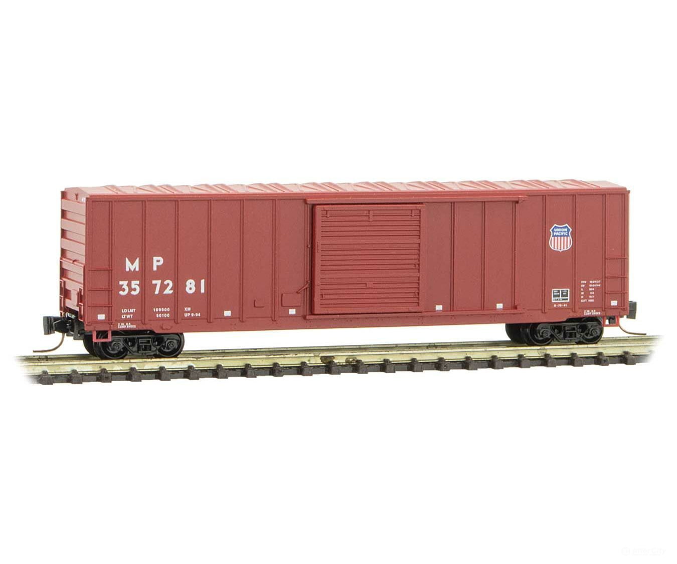 Micro Trains Z 51000452 50 Rib-Side Single-Door Boxcar No Roofwalk - Ready To Run -- Union Pacific