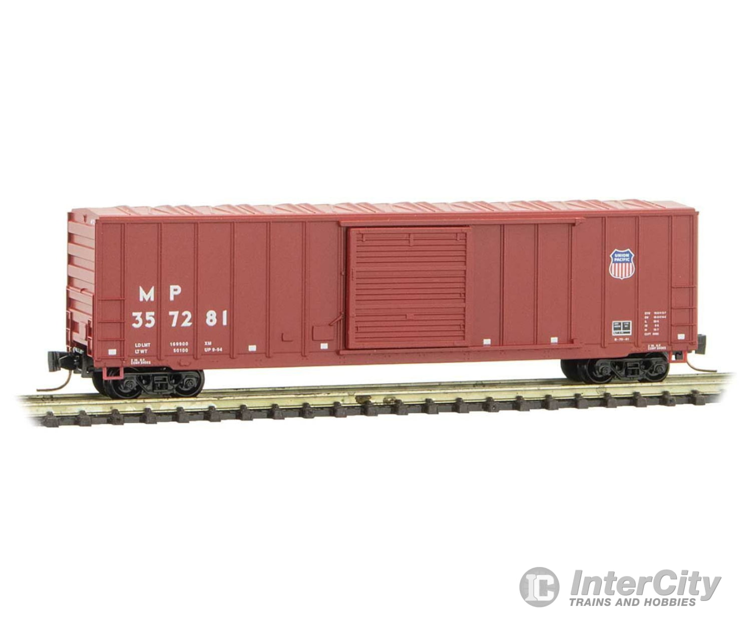 Micro Trains Z 51000452 50 Rib-Side Single-Door Boxcar No Roofwalk - Ready To Run -- Union Pacific