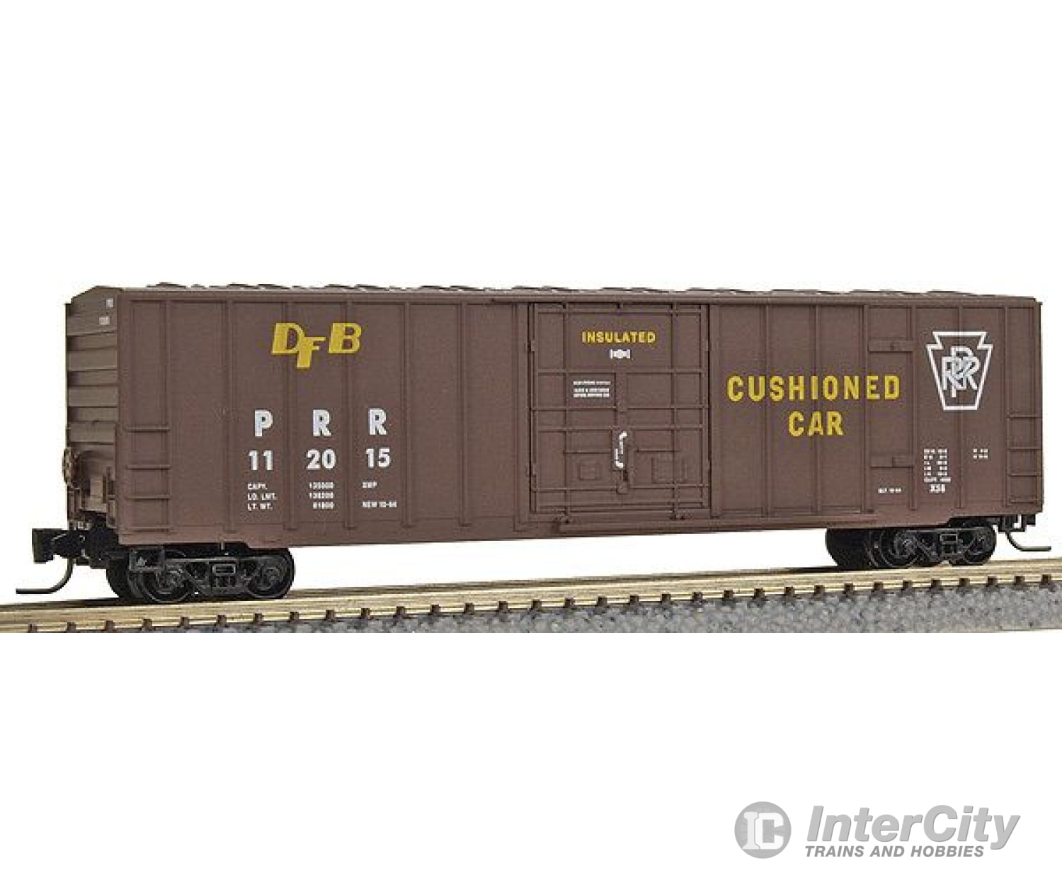 Micro Trains Z 51100010 50 Rib-Side Plug-Door Boxcar No Roofwalk - Ready To Run -- Pennsylvania