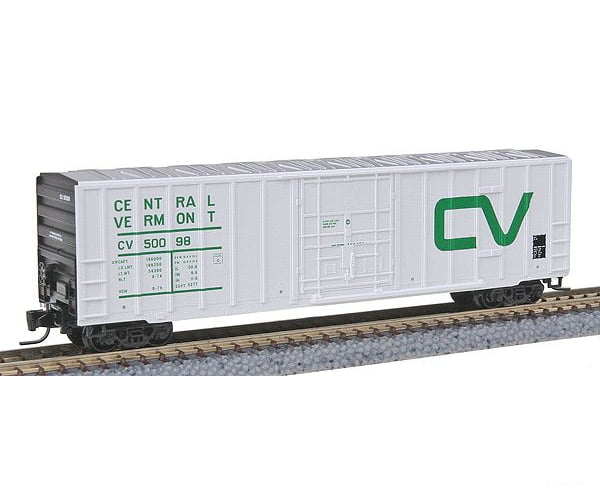 Micro Trains Z 51100062 50 Rib-Side Boxcar -- Central Vermont #50098 Freight Cars