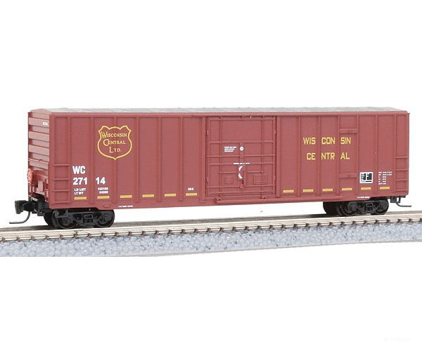 Micro Trains Z 51100092 50 Ribside Plug-Door Boxcar W/Fmc Doors No Roofwalk - Ready To Run --