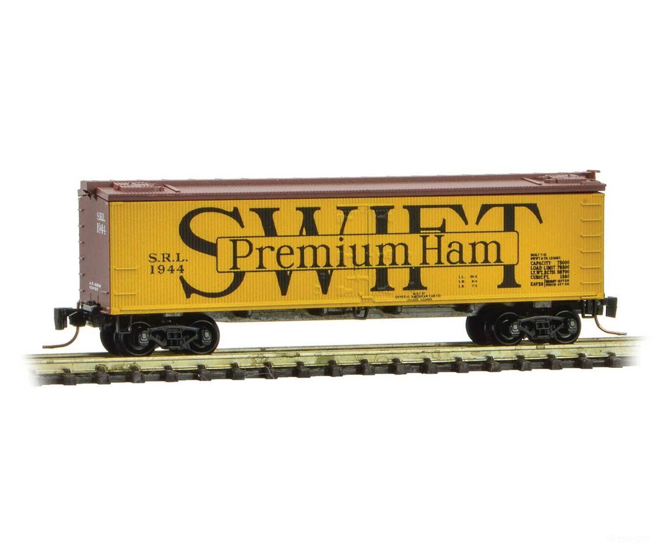 Micro Trains Z 51800581 40 Wood-Sheathed Ice Reefer - Ready To Run -- Swift Refrigerator Line 1944