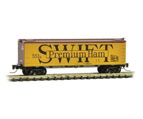 Micro Trains Z 51800582 40 Wood-Sheathed Ice Reefer - Ready To Run -- Swift Refrigerator Line 18792