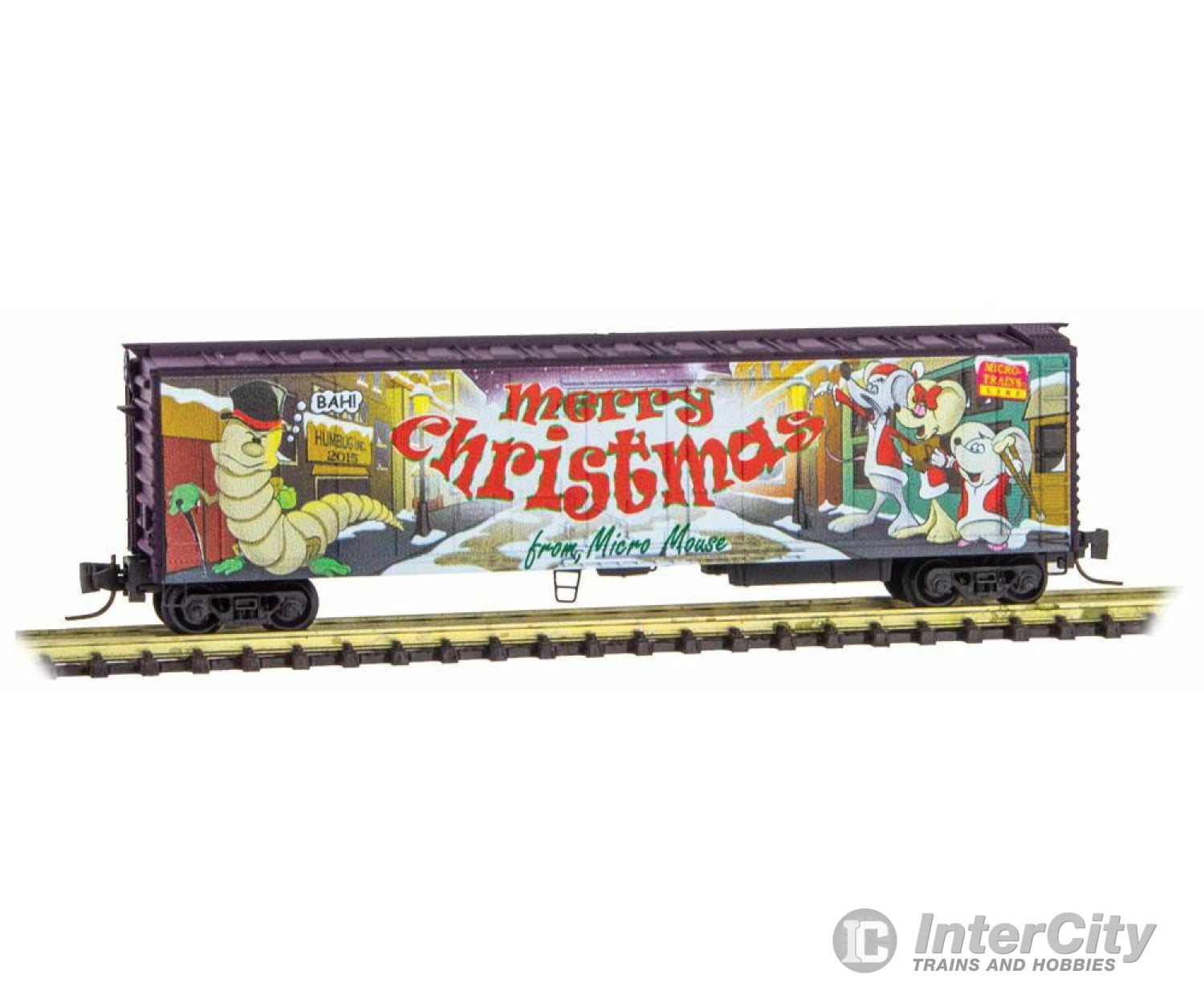 Micro Trains Z 54800070 51 Riveted-Side Mechanical Reefer - Ready To Run -- 2015 Mouse Christmas Car