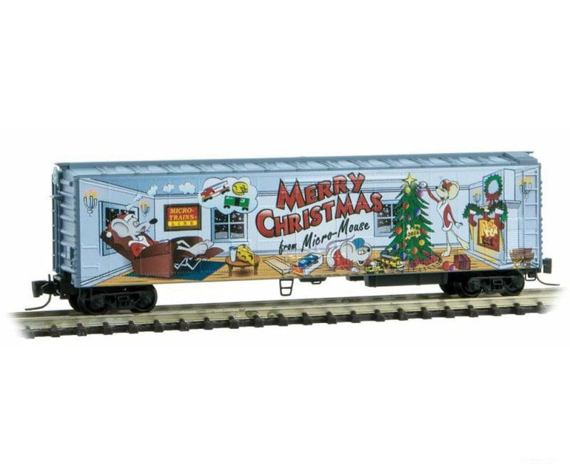 Micro Trains Z 54800080 51 Riveted-Side Mechanical Reefer - Ready To Run -- Micro-Mouse 2016 (Blue