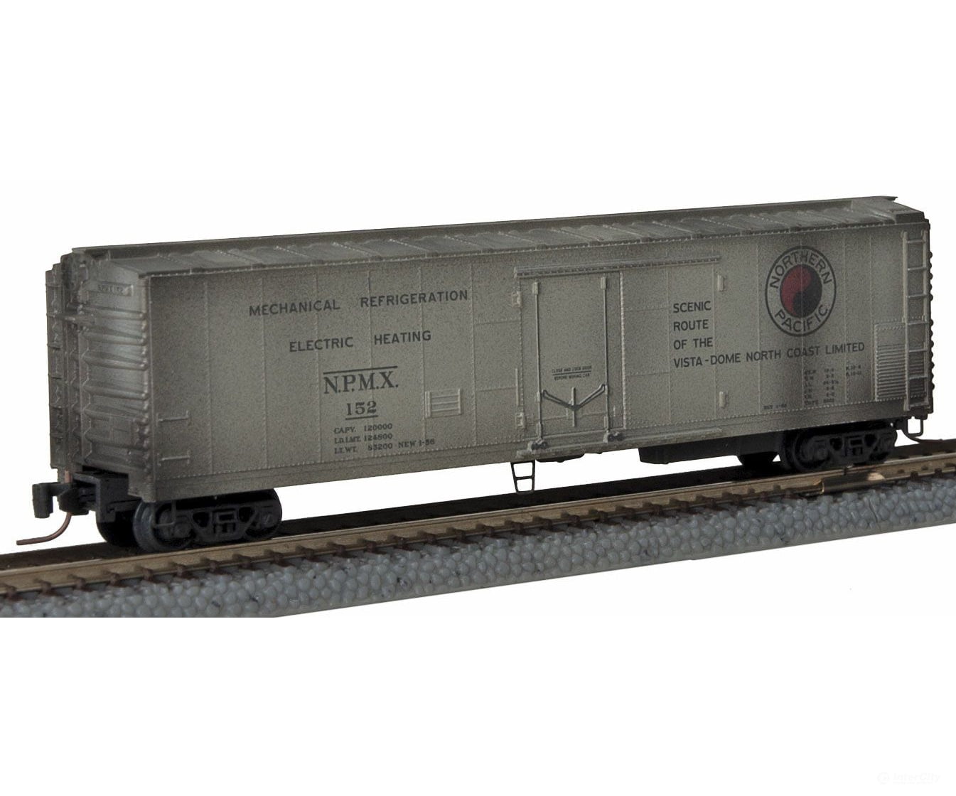 Micro Trains Z 54844010 51 Riveted-Side Mechanical Reefer - Ready To Run -- Northern Pacific #154