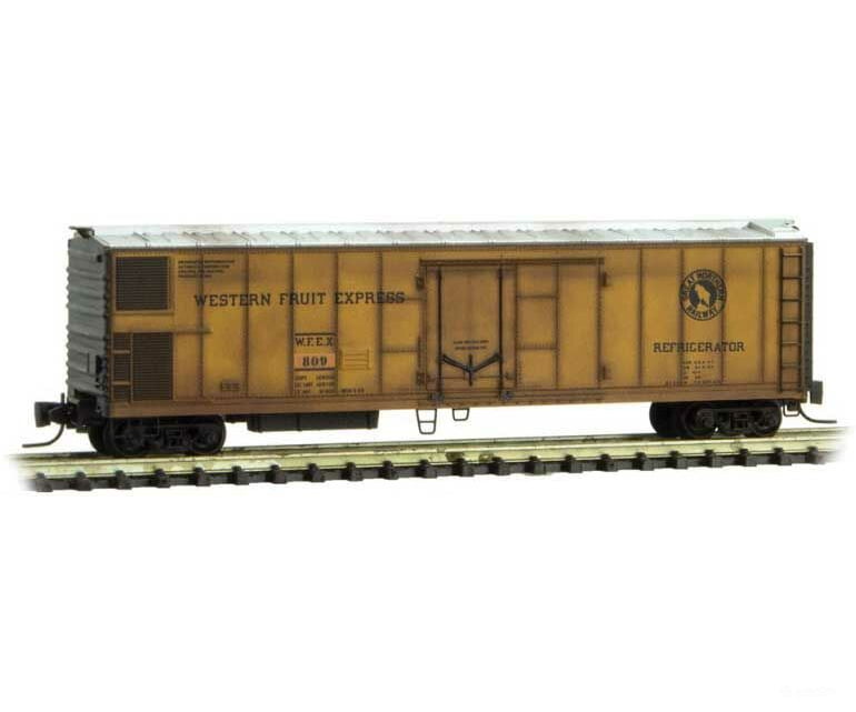 Micro Trains Z 54844040 51 Riveted-Side Mechanical Reefer - Ready To Run -- Great Northern Wfex 809
