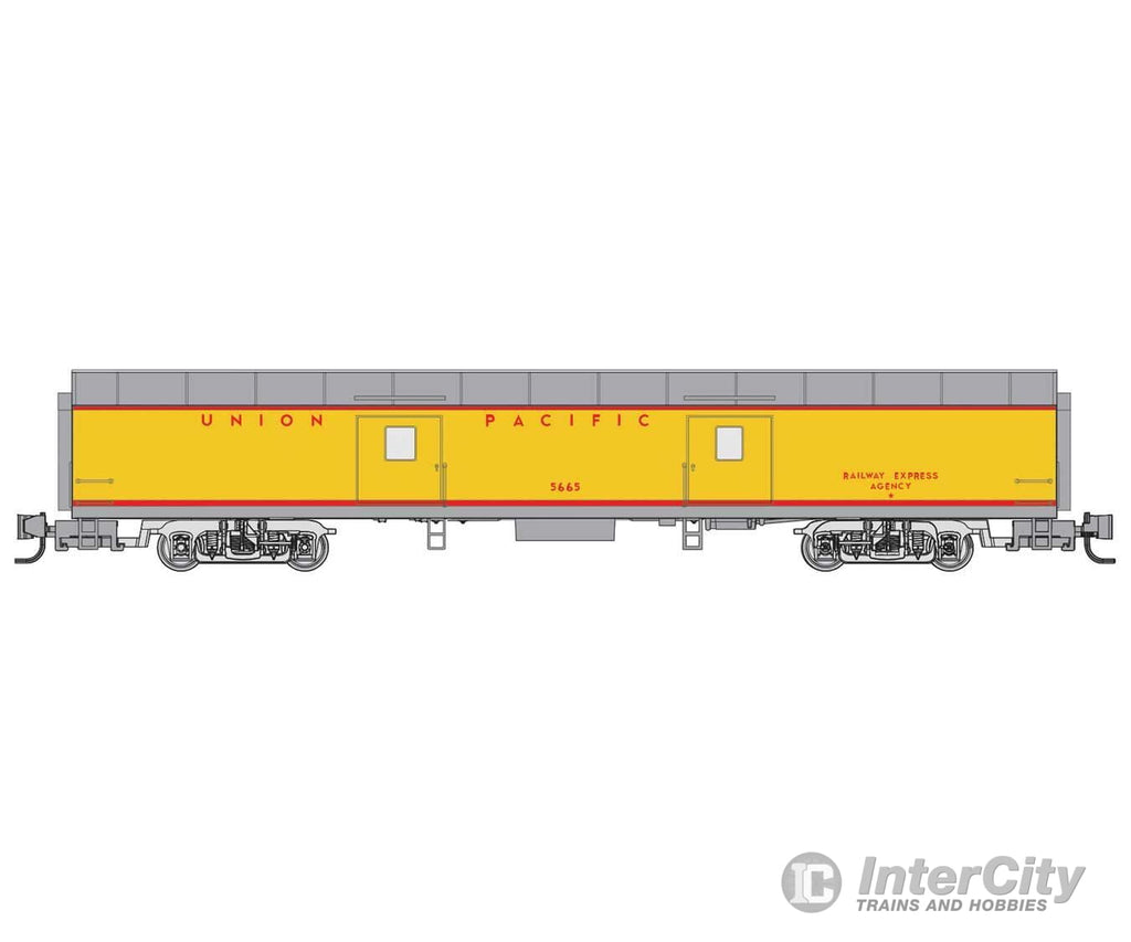Micro Trains Z 55300011 Scale Micro-Trains Mtl Up Union Pacific 70 Baggage Passenger #5665 Cars