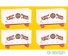 Micro Trains Z 76000020 Circus Wagon 4-Pack -- Ringling Bros. And Barnum & Bailey(R) #31 36 37 38