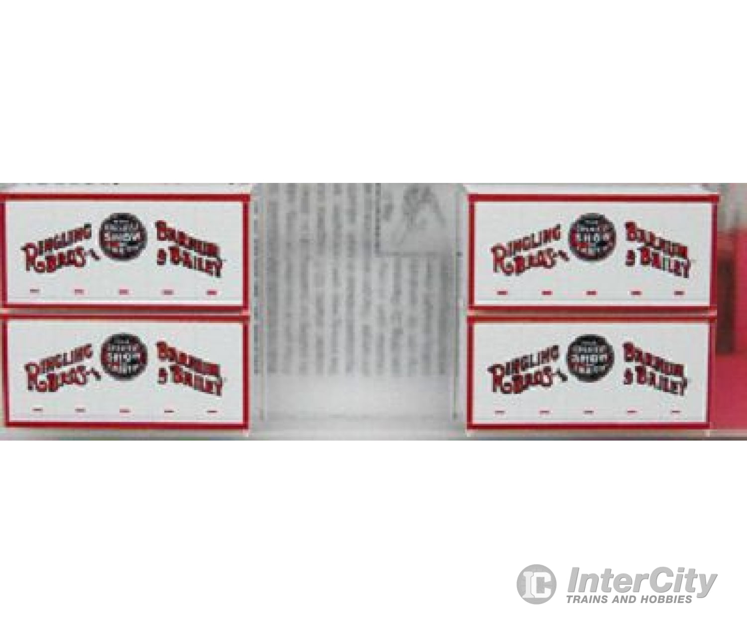 Micro Trains Z 76000020 Circus Wagon 4-Pack -- Ringling Bros. And Barnum & Bailey(R) #31 36 37 38