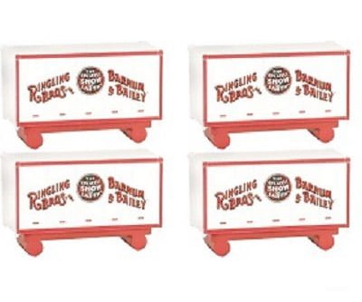 Micro Trains Z 76000050 Circus Wagon 4-Pack - Kit -- Ringling Bros. And Barnum & Bailey(Tm) Freight