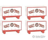 Micro Trains Z 76000050 Circus Wagon 4-Pack - Kit -- Ringling Bros. And Barnum & Bailey(Tm) Freight