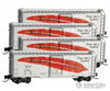 Micro Trains Z 99400089 40 Single-Door Boxcar 4-Car Runner Pack - Ready To Run -- Western Pacific