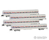 Micro Trains Z 99400104 Scale Pullman 6-6-4 Smooth-Side Sleeper 4-Pack - Ready To Run -- Amtrak