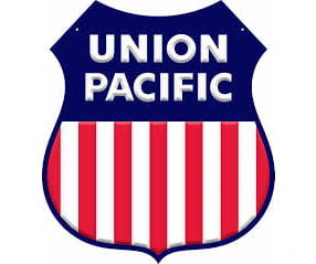 Microscale 10039 Embossed Die-Cut Metal Sign - Union Pacific Books