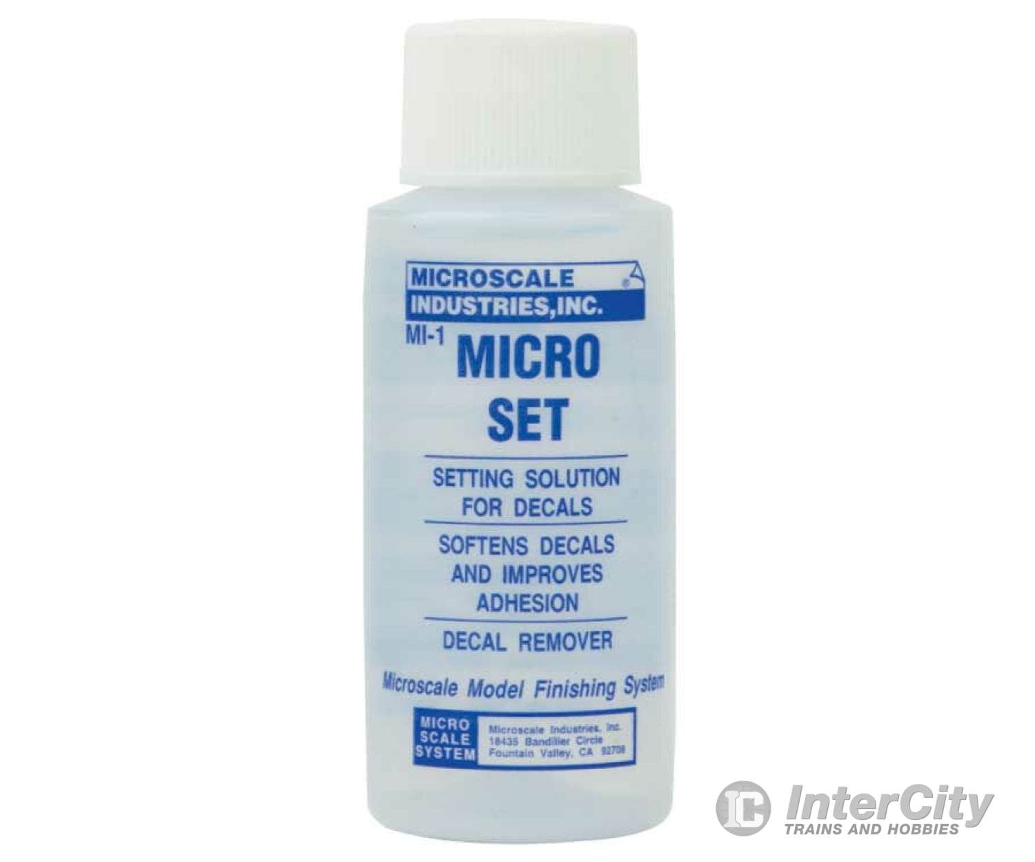 Microscale 104 Micro Set Decal Setting Solution -- 1Oz 29.6Ml Glues & Adhesives