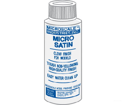 Microscale 106 Micro Coat - 1Oz 29.6Ml -- Satin Finish Glues & Adhesives
