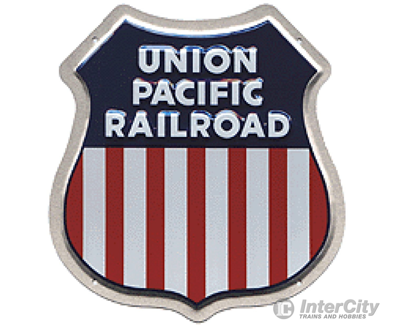 Microscale A 10002 Embossed Die-Cut Metal Sign -- Union Pacific Collectibles