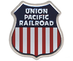 Microscale A 10002 Embossed Die-Cut Metal Sign -- Union Pacific Collectibles