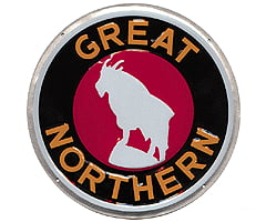 Microscale A 10004 Embossed Die-Cut Metal Sign -- Great Northen Collectibles