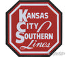 Microscale A 10014 Embossed Die-Cut Metal Sign -- Kansas City Southern Collectibles