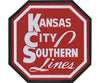 Microscale A 10014 Embossed Die-Cut Metal Sign -- Kansas City Southern Collectibles