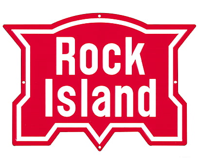 Microscale A 10017 Embossed Die-Cut Metal Sign - Rock Island Collectibles