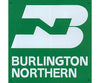 Microscale A 10027 Embossed Die-Cut Metal Sign - Burlington Northern Books