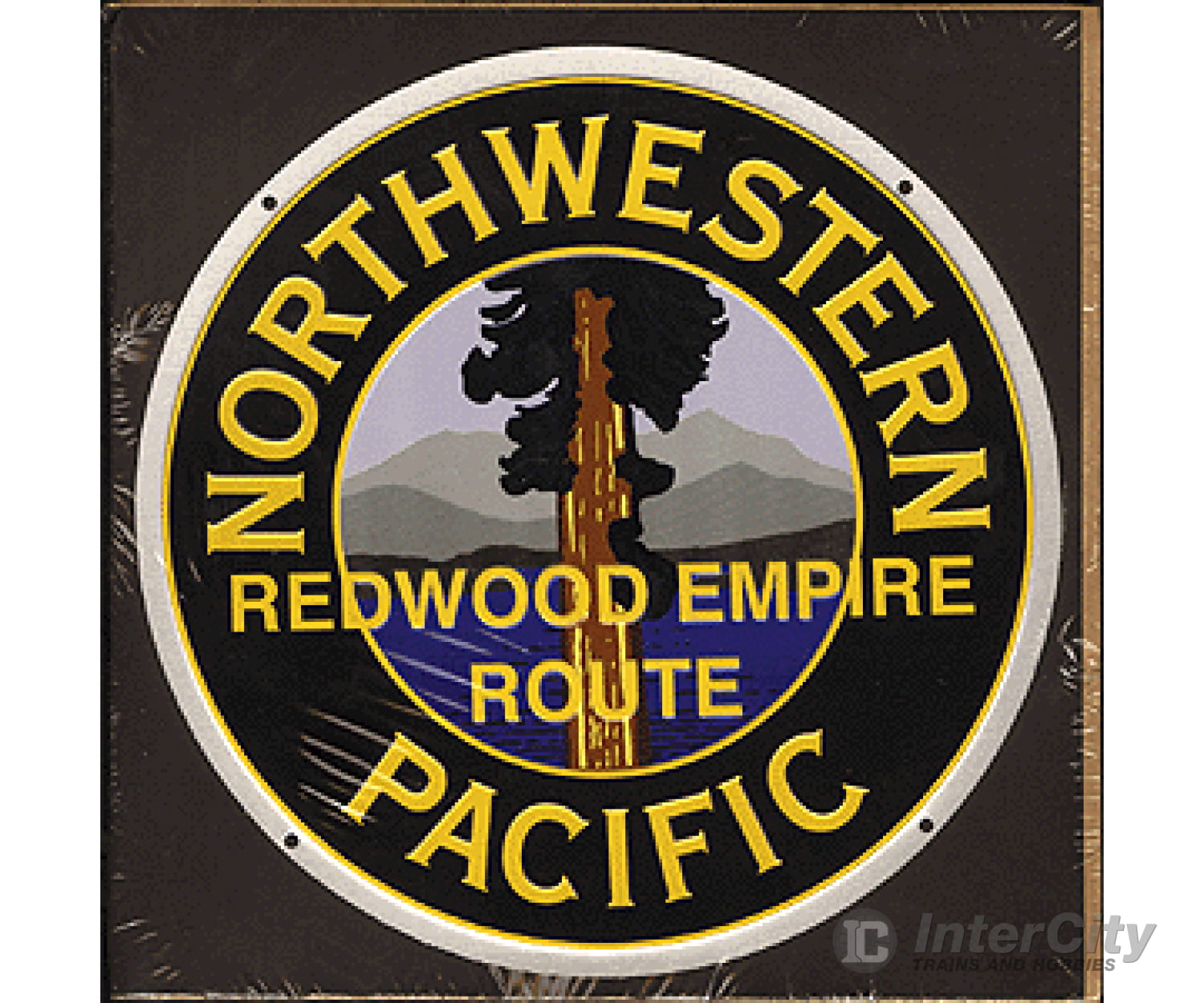Microscale A 10033 Embossed Die-Cut Metal Sign -- Northwestern Pacific Collectibles