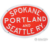 Microscale Ho 10042 Embossed Die-Cut Metal Sign -- Spokane Portland & Seattle Collectibles