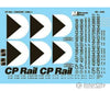 Microscale Ho 4339 Canadian Pacific - Cp -- Mini-Cal Cabooses (1969 + ) Decals