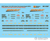 Microscale Ho 4380 Burlington Northern & Santa Fe - Bnsf -- Mini-Cal Acf Center Flow Covered