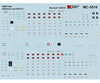 Microscale Ho 5016 Mini Cal Railroad Decal Set -- Emd Sd70Ace & Sd70-2 Data Only Decals