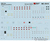 Microscale Ho 5016 Mini Cal Railroad Decal Set -- Emd Sd70Ace & Sd70-2 Data Only Decals