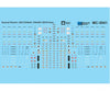 Microscale Ho 5041 Railroad Decal Set -- Ge Es44Ac Gevo Data Decals