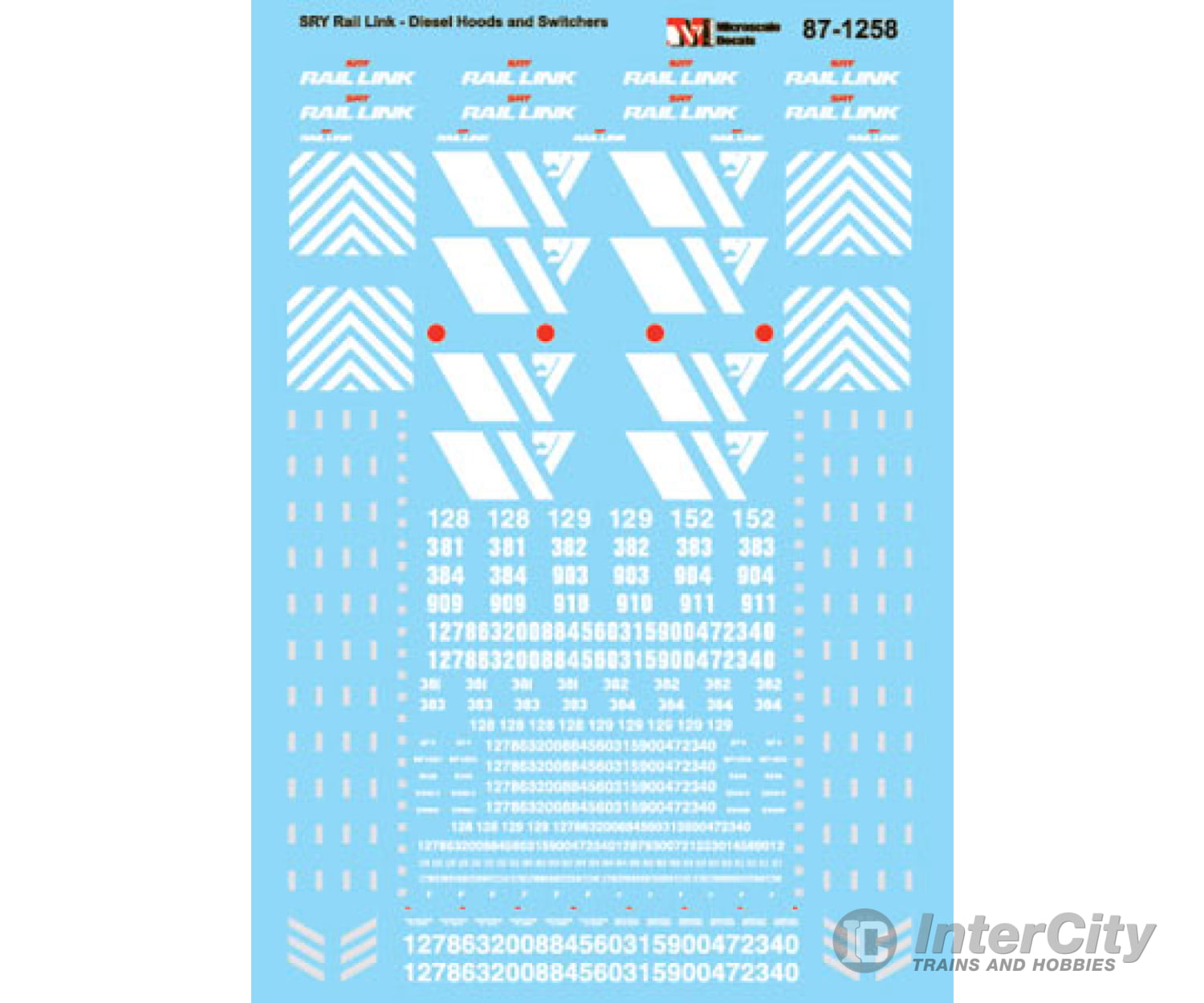 Microscale Ho 871258 Southern Railway Of British Colombia - Sry Rail Link - - Diesel Hood Units &