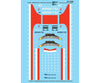 Microscale Ho 871428 Railroad Decal Set -- Amtrak Ge P42 No. 42 Veterans Salute Commemorative Decals