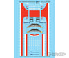 Microscale Ho 871428 Railroad Decal Set -- Amtrak Ge P42 No. 42 Veterans Salute Commemorative Decals