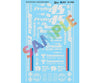 Microscale Ho 871462 Vehicle Decal Set -- Ghost Lettering For Various Railroad-Owned Trailers