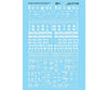 Microscale Ho 871468 Railroad Decal Set -- Chicago Burlington & Quincy Post-1968 Freight Cars Decals