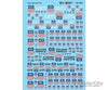 Microscale Ho 871531 Railroad Decal Set -- Union Pacific Fallen Flags Freight Cars Decals
