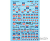 Microscale Ho 871531 Railroad Decal Set -- Union Pacific Fallen Flags Freight Cars Decals