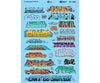 Microscale HO 871535 Graffiti Decal Set - Contemporary (Set #3) - Decals