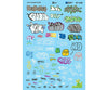 Microscale Ho 871536 Graffiti Decal Set -- Irish And Scottish Decals