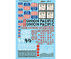 Microscale Ho 877 Union Pacific - Up -- Freight Cars 1965-1970 Decals