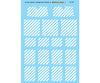 Microscale HO 87738 Canadian Pacific - CP - 8’’ Scare Stripes for Front & Rear of Diesels 1975-1995 - Decals