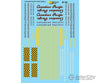 Microscale Ho 8792 Canadian Pacific - Cp Hood Unit Diesels (Maroon Gray) 1945-1969 Decals