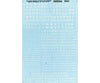 Microscale Ho 90001 Alphabets & Numbers - Railroad Roman -- White Decals