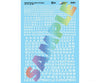 Microscale Ho 90321 Alphabet Decal Set -- Railroad Roman Letters & Numbers 10 14 18 20’ (White)
