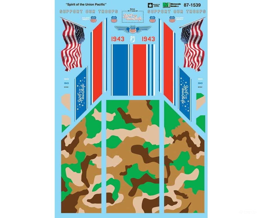 Microscale N 60-1539 Decal #60-1539 Up \ Decals